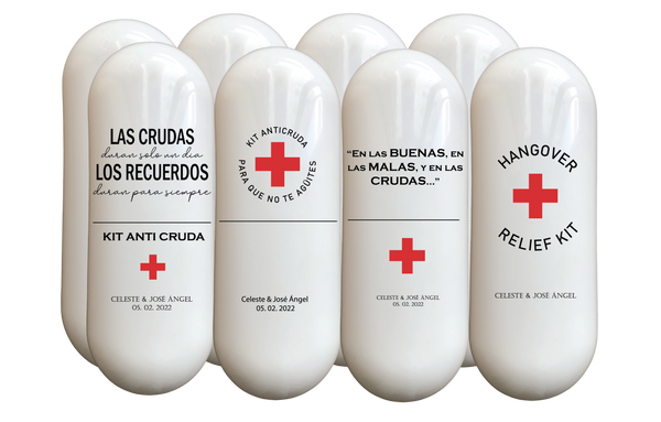 kit anti cruda kit pormocional estuche plastico sublimable